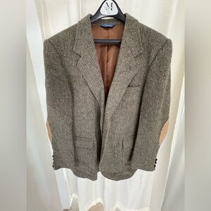 Pendleton Men's Brown Wool Tweed Blazer